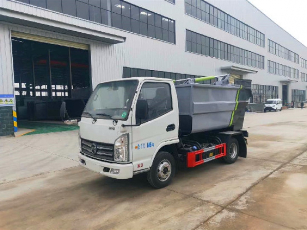 凱馬國六4方自後掛桶式垃圾車