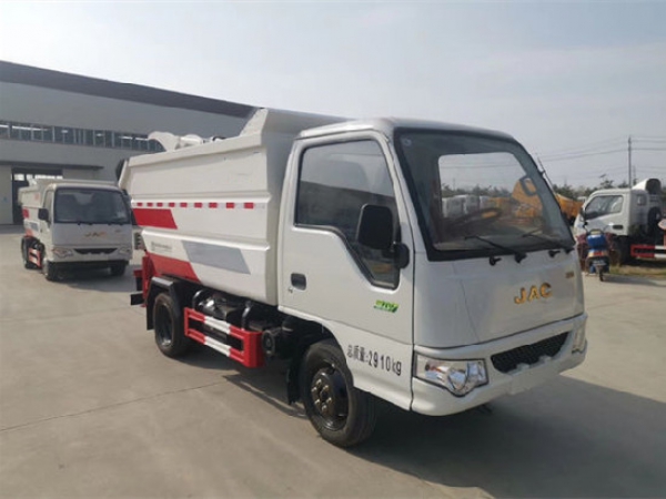 江淮康鈴國六4方後掛桶自裝卸式垃圾車