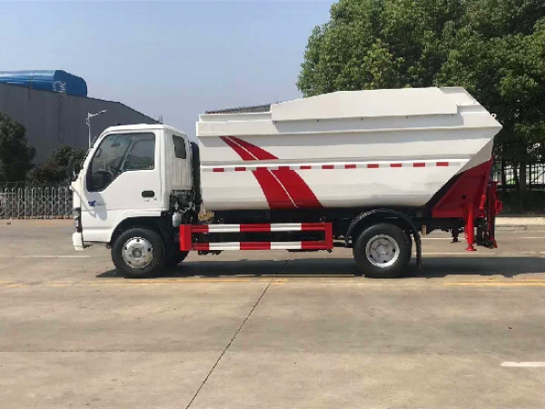 五十鈴100p國六無泄漏後掛桶垃圾車