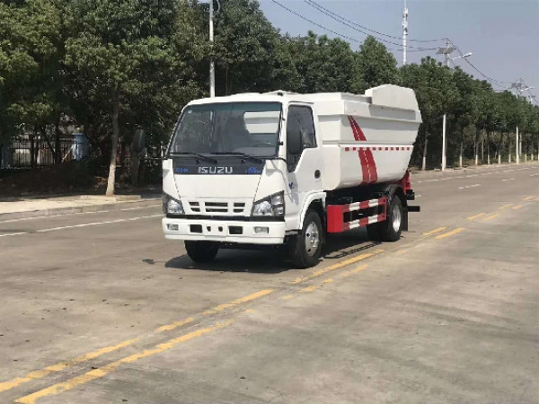 五十鈴100p國六無泄漏後掛桶垃圾車