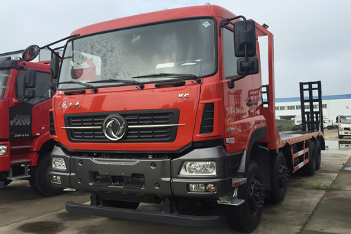 【國五】東風天龍前四後八平板車