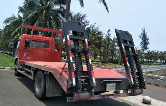 【國五】楚風單橋挖機平板車