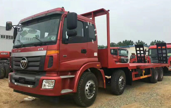 【國五】歐曼前四後八挖機平板車