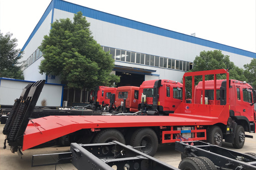 【國五】江淮K5前四後八挖機平板車