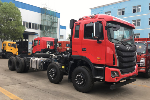 【國五】江淮K5前四後八挖機平板車