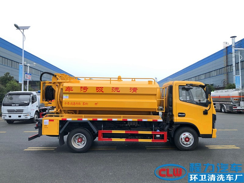 國六東風小多利卡6方清洗吸汙車