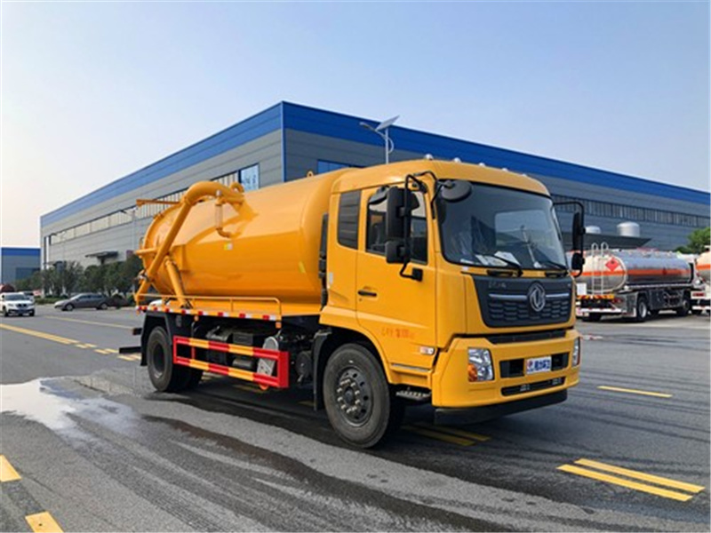 國六東風天錦11方吸汙車