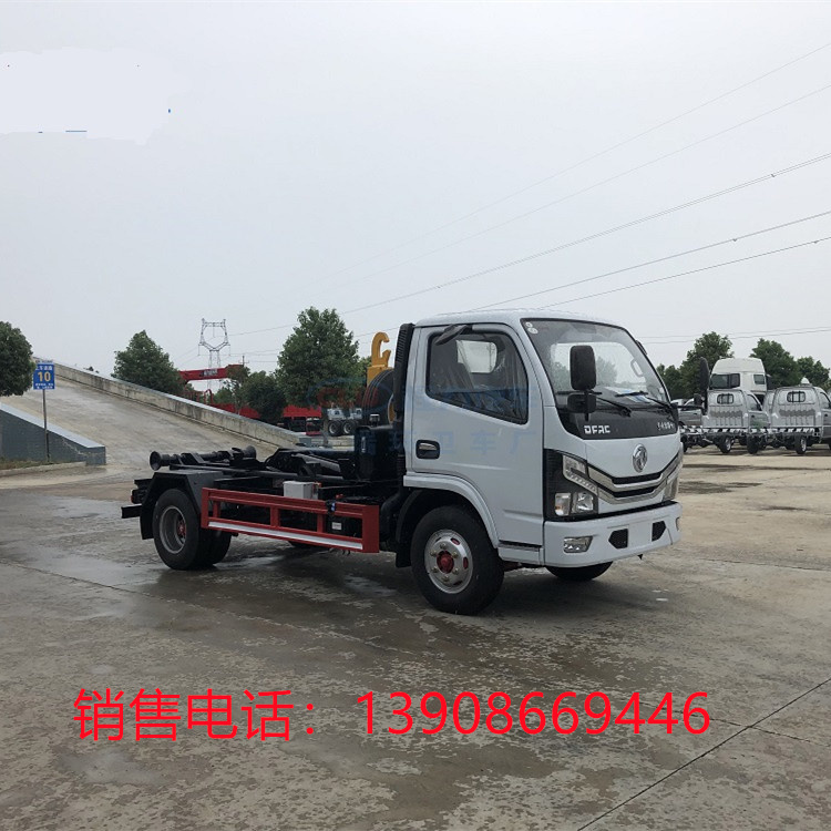 國六東風小多利卡車廂可卸式垃圾車