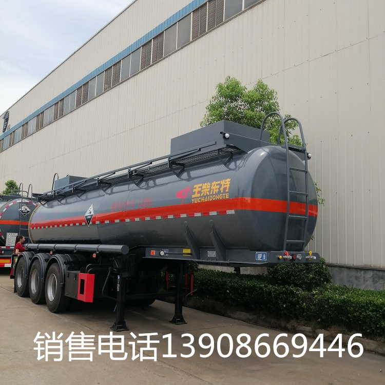 三橋半掛腐蝕性物品罐式運輸車