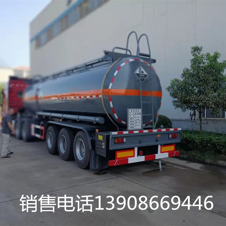 三橋半掛腐蝕性物品罐式運輸車
