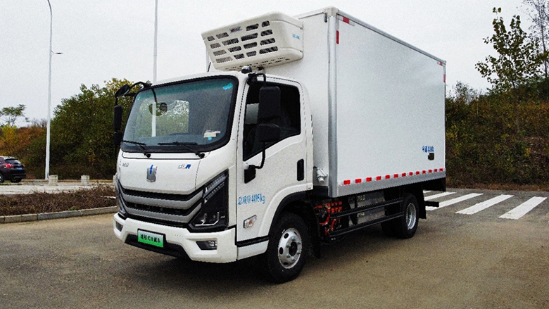 新能源吉利增程式綠牌冷藏車