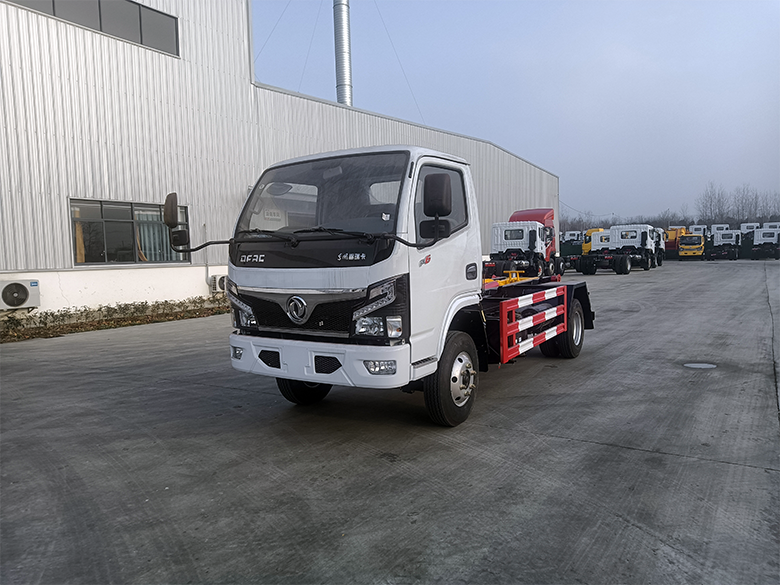 東風多利卡6方車廂可卸式垃圾車